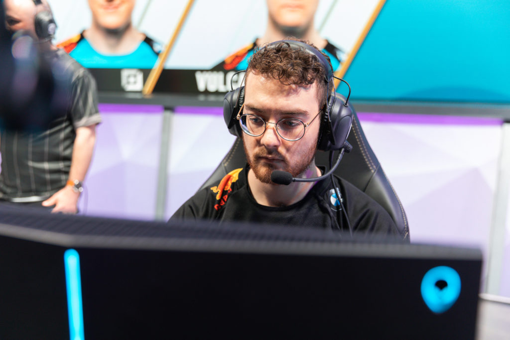 C9 Vulcan on LCS stage. https://www.flickr.com/photos/lolesports/49615511708/in/album-72157713338215132/