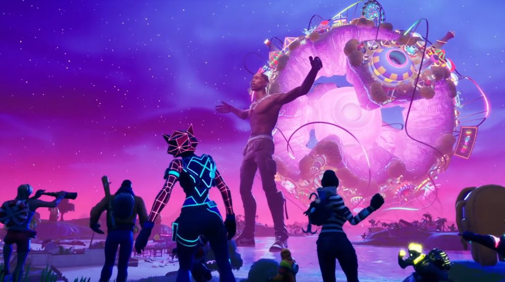Travis Scott concert in Fortnite Chapter 2 Season 2