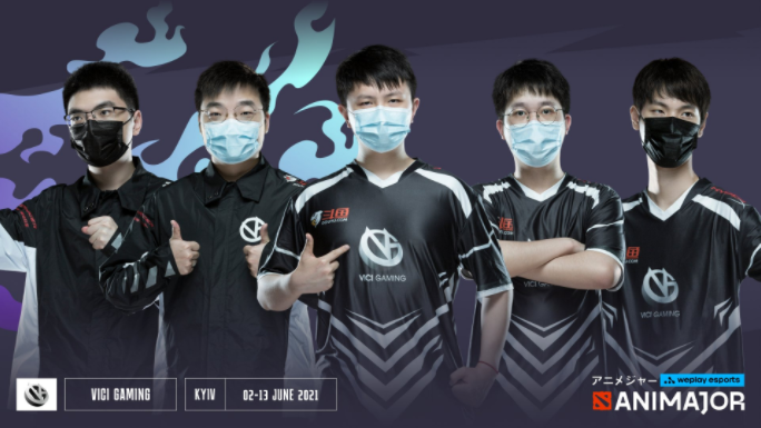 TI10 Vici Gaming at the Weplay Animajor