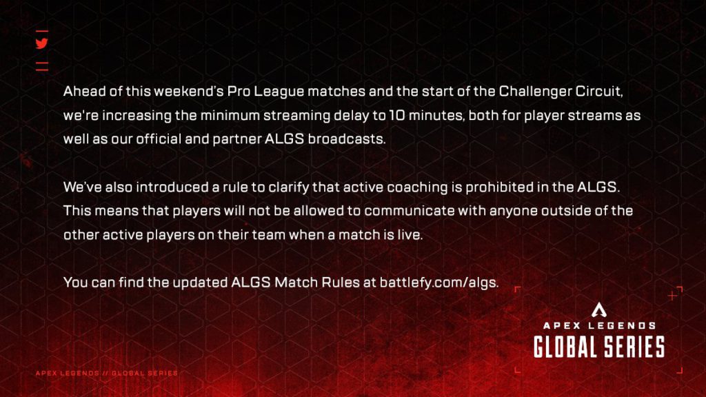 ALGS coaching