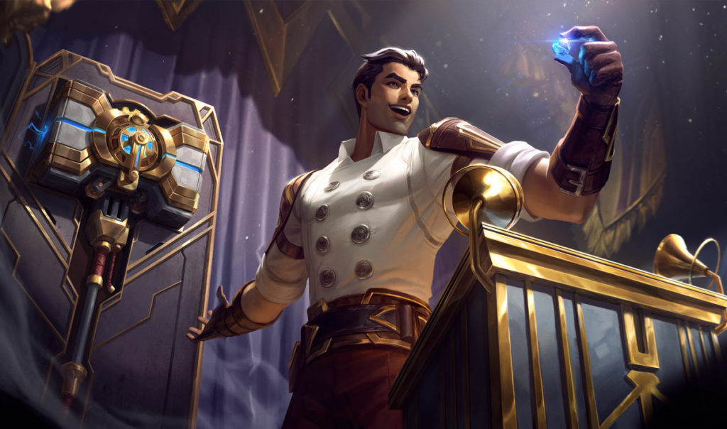 Jayce, na sua versão de Arcane