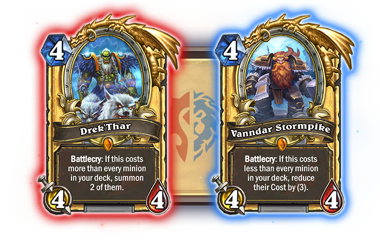 Drek’Thar and Vanndar Stormpike cards