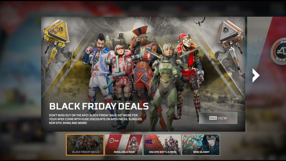 The Apex Legends Black Friday Sale is Live Esports Esports.gg