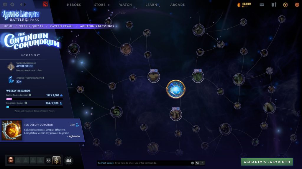 Aghanim's Labyrinth rewards
