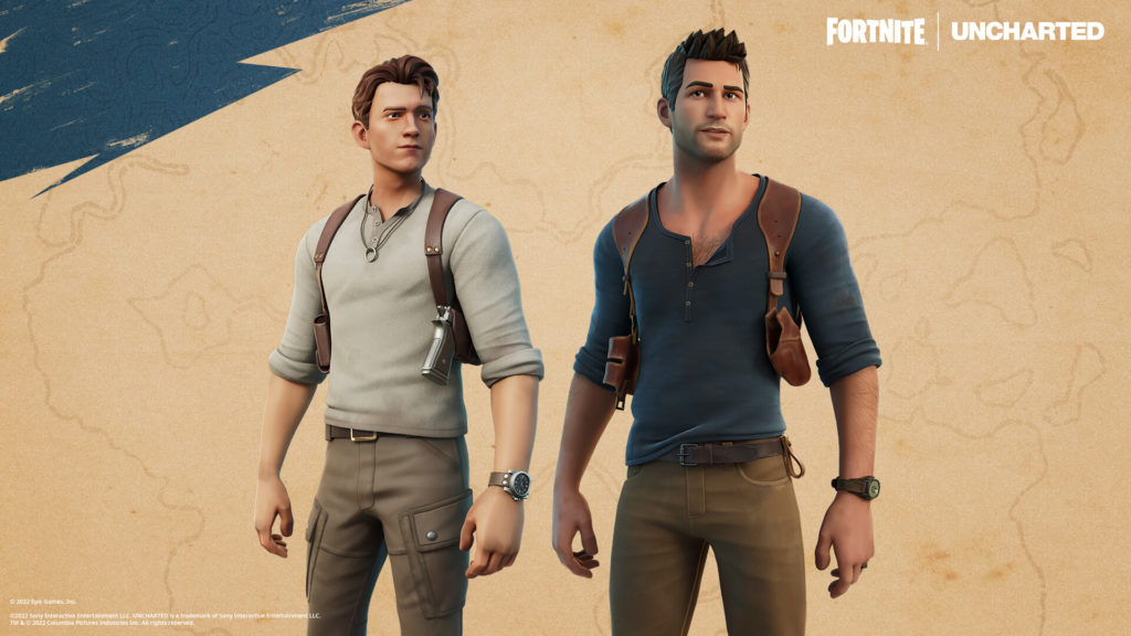 Fortnite collaborates with the Uncharted series