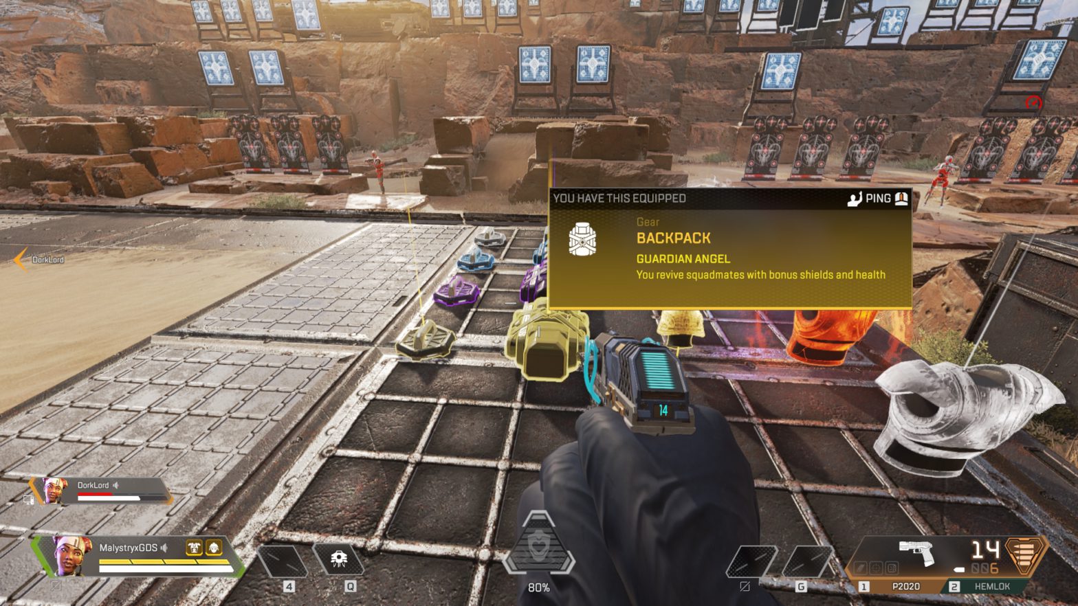 Apex Legends Gold Items explained Backpack, Helmet, Armor, Knockdown Shield and Attachments