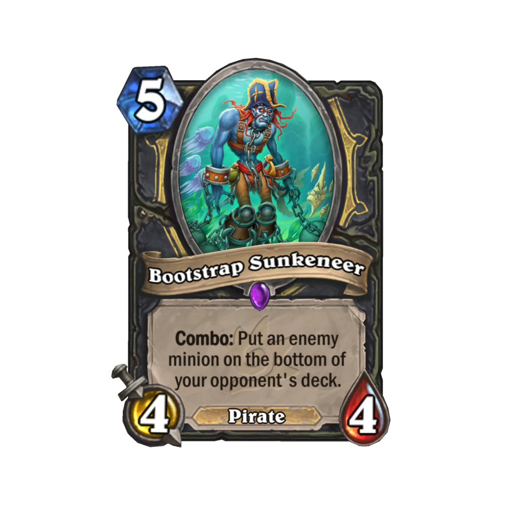 Bootstrap Sunkeneer in the new Hearthstone expansion