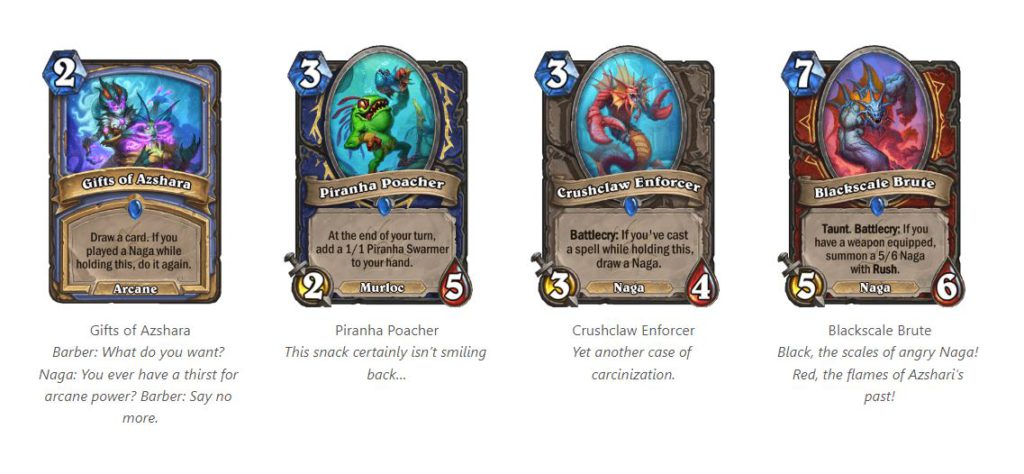 Gifts of Azshara - Piranha Poacher - Crushclaw Enforcer - Blackscale Brute