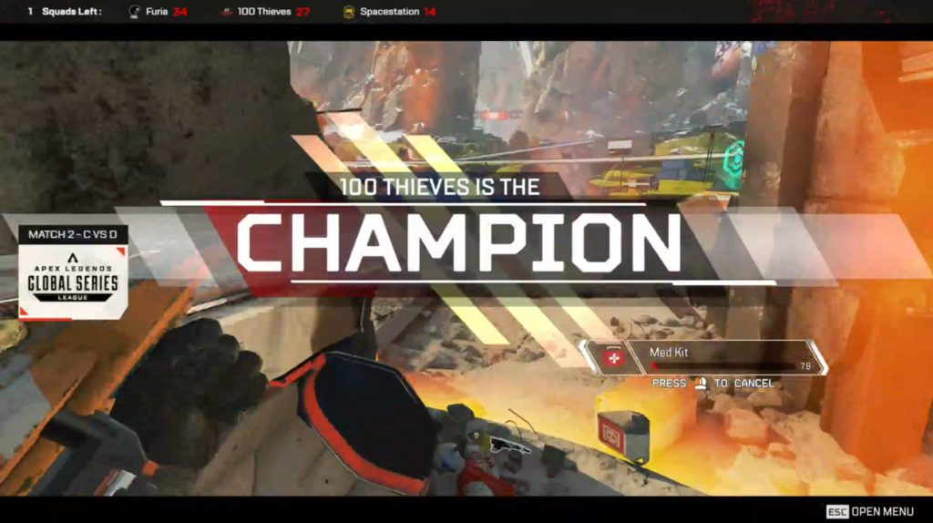 100 Thieves book their ticket to Apex Sweden LAN Esports Esports.gg
