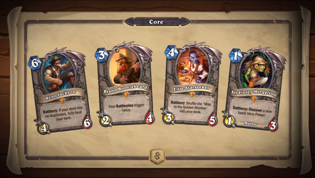 The League of Explorers is back! Hearthstone Core Set