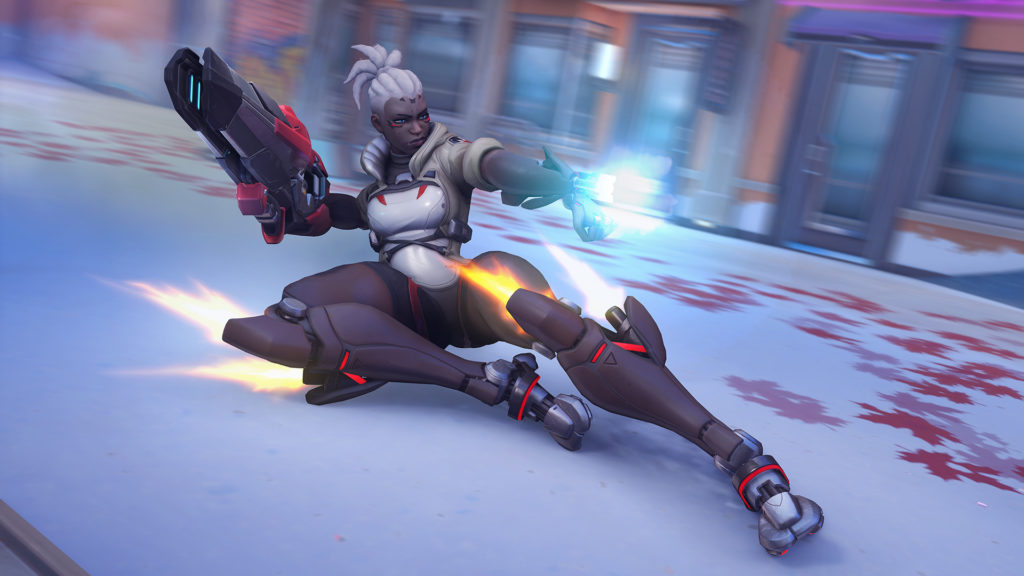 Sojourn's abilities: Powerslide.