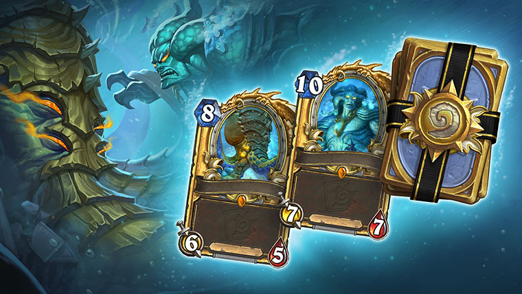 Throne of Tides Golden Hearthstone Mini-Set