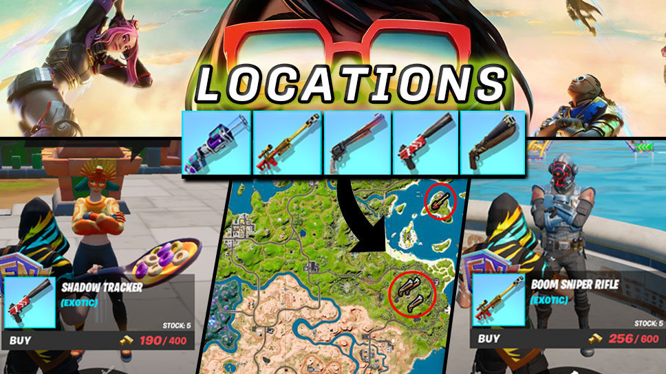 fortnite exotic item locations