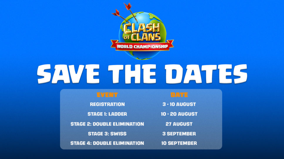 Clash of Clans World Championship and CRL World Finals 2022 are headed