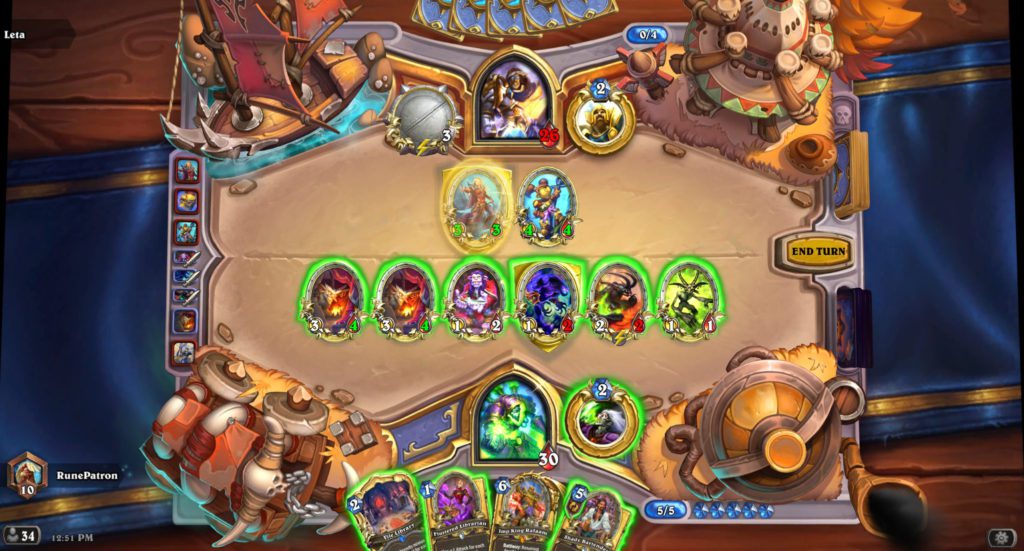 Murder at Castle Nathria theorycrafting gameplay screenshot featuring the Imp Warlock deck