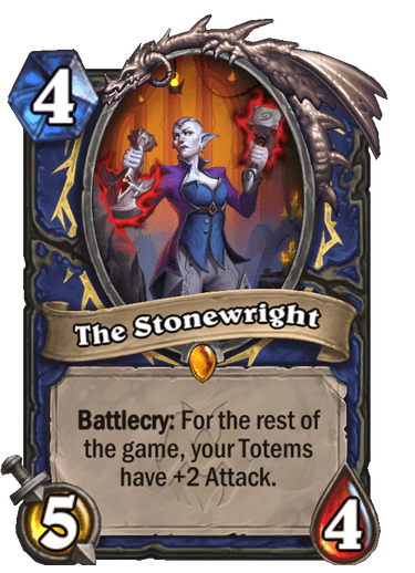 The Stonewright Legendary can also give Totem Shaman an edge