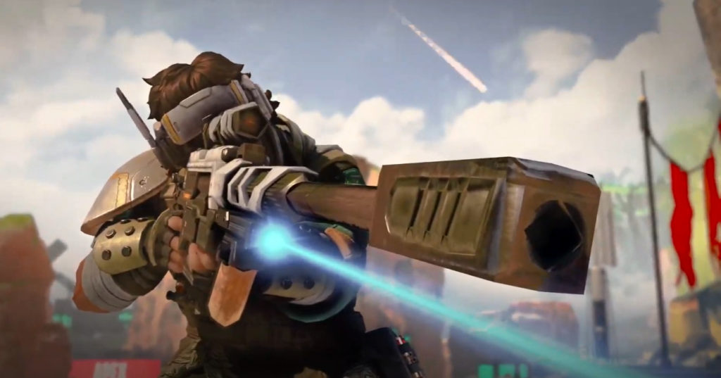 The Laser sight on Vantage's Sniper