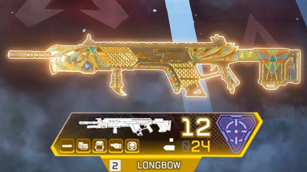An older version of the Gold Longbow but will have the same attachments in season 14