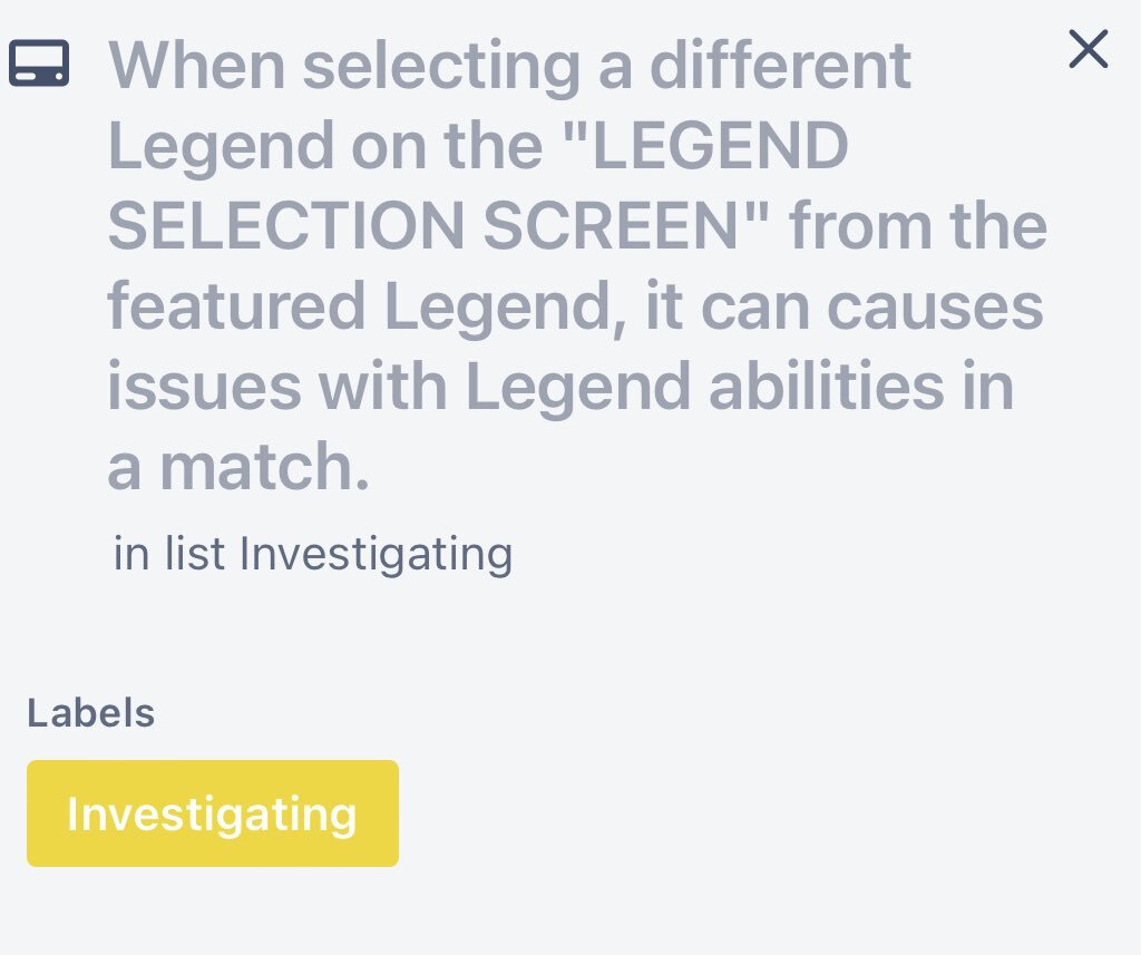The Apex Legends bug