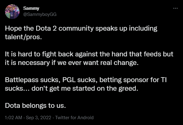 Reactions to TI11 Battle Pass – Dota 2 community votes with its wallet 8 image 8