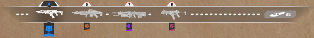 In Apex Legends Gun Run mode, players have to get a kill with every weapon in their weapon upgrade path.