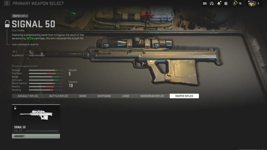 Signal .50 sniper included in Modern Warfare 2 Beta Week 2