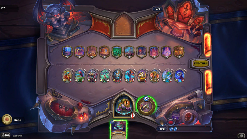 Papan Hearthstone Puzzle untuk miniset Castle Nathria - Gambar via EsportsGG