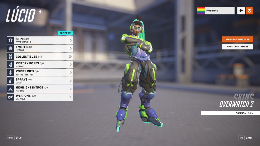 Lihat halaman pahlawan untuk Lucio.