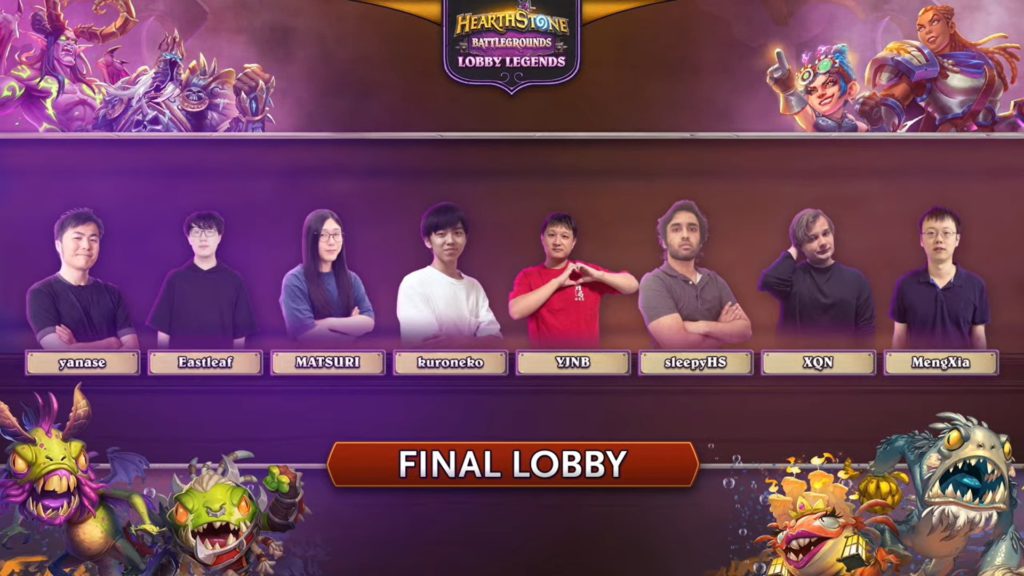 Battlegrounds Lobby Legends Finals – Gambar melalui Blizzard