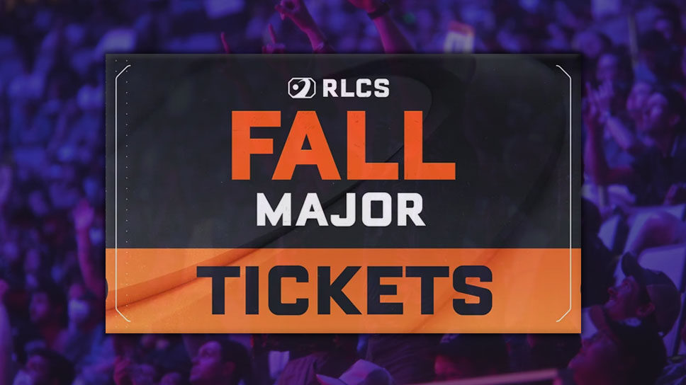 RLCS Fall Major Tickets on sale today Esports Esports.gg