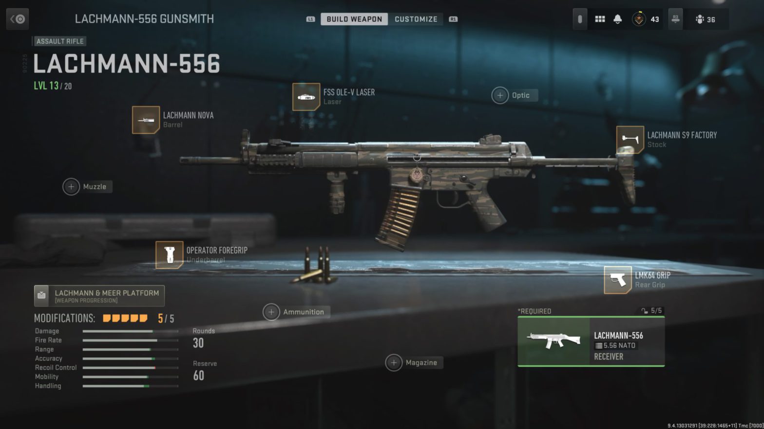 The very best construct for the Lachmann556 Assault Rifle in MW2